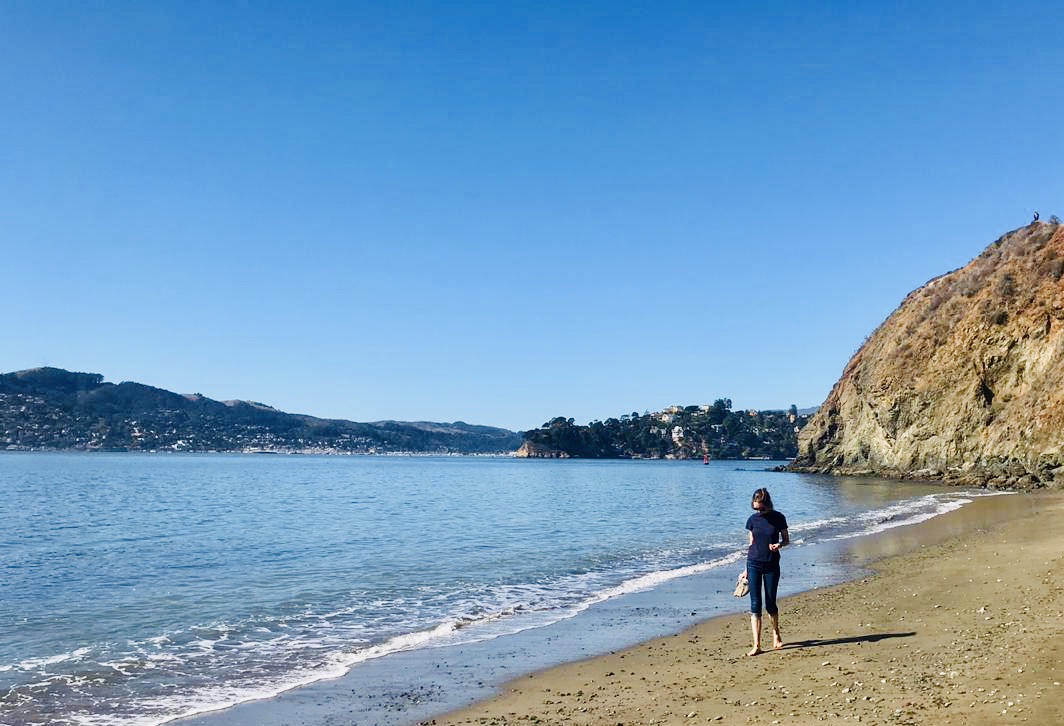 Julia sur la plage